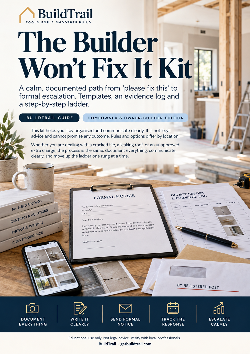 The "Builder Won't Fix It" Kit